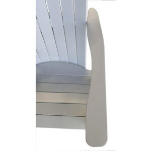 Mainstays Wood Outdoor Adirondack Chair, White