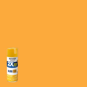 Marigold, Rust-Oleum American Accents 2X Ultra Cover Gloss Spray Paint- 12 oz, 6 Pack