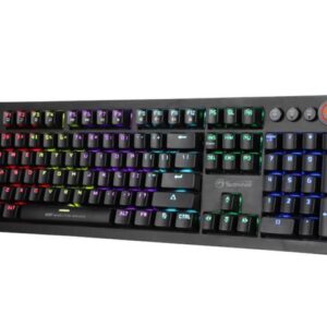 MARVO KG917 Mechanical (Outemu blue) 107-key, LED Rainbow Backlight Wired Gaming Keyboard_Black