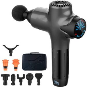 Massage Gun Deep Tissue Percussion Muscle Massage for Pain Relief, Super Quiet Portable Neck Back Body Relaxation Electric Drill Sport Massager