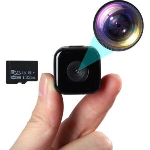 Meet Romance Mini Spy Camera with 32GB SD Card Waterproof Case 1080P HD Hidden Camera Night Vision Micro Nanny Cam Built-in Battery Surveillance