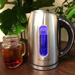 Megachef Silver Electric Kettle, 1.7L