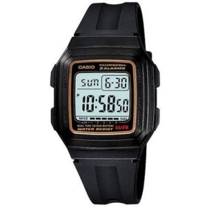Men's Casio Classic Digital All Black Watch F201WA-9A