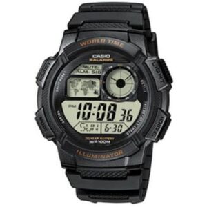 Men's Casio World Time Digital Sport Watch AE1000W-1AV