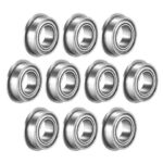 MF95zz Flange Ball Bearing 5x9x3mm Double Metal Shielded (GCr15) Chrome Steel Bearings 10pcs