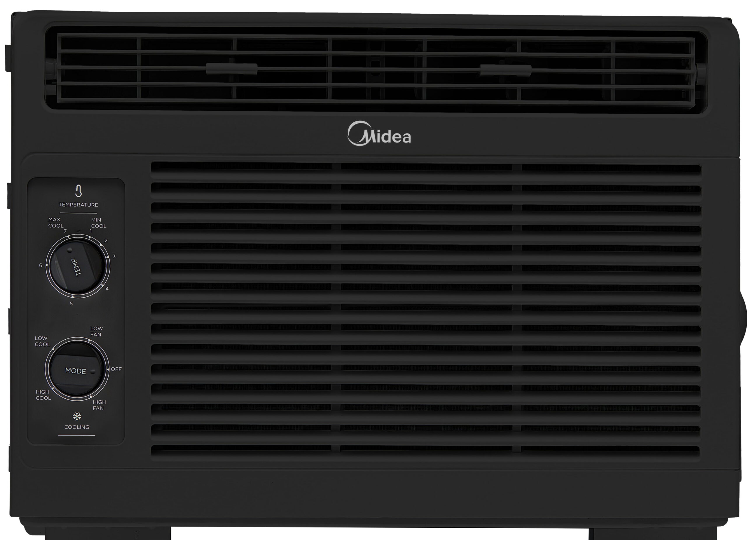 Midea 5,000 BTU 150 sq. ft. Mechanical Window Air Conditioner, Black, MAW05M1WBL, New
