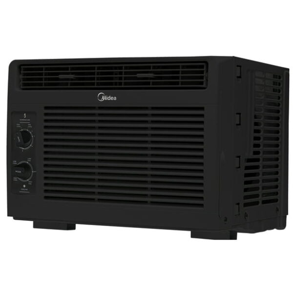 Midea 5,000 BTU 150 sq. ft. Mechanical Window Air Conditioner, Black, MAW05M1WBL, New