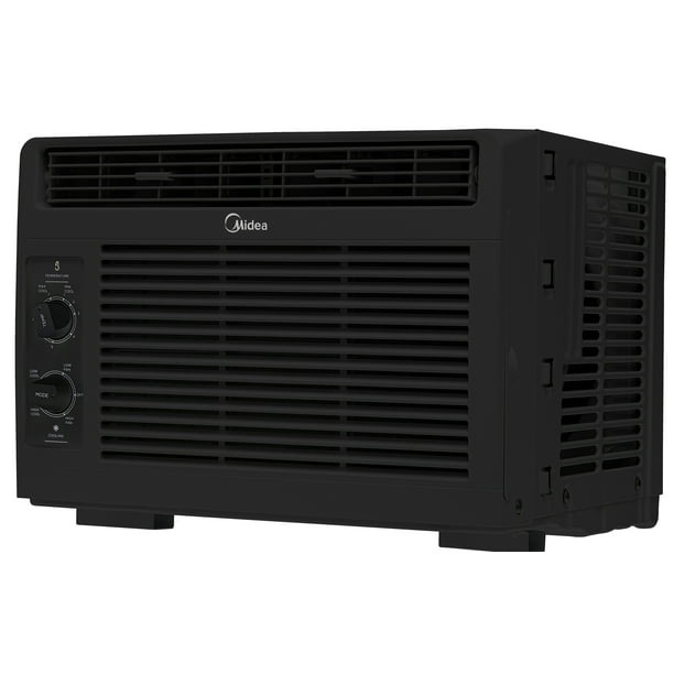 Midea 5,000 BTU 150 sq. ft. Mechanical Window Air Conditioner, Black, MAW05M1WBL, New