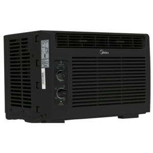 Midea 5,000 BTU 150 sq. ft. Mechanical Window Air Conditioner, Black, MAW05M1WBL, New