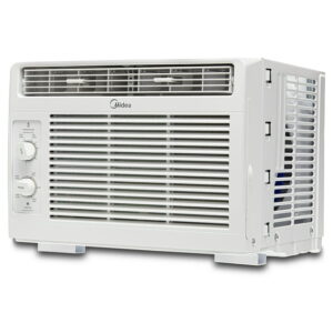 Midea 5,000 BTU 150 Sq ft Mechanical Window Air Conditioner, White, MAW05M1WWT, New