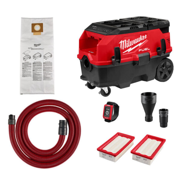 Milwaukee 0888-20 M18 FUEL 18V 9 Gallon Dual Battery Dust Extractor - Bare Tool Milwaukee 0888-20 M18 FUEL 18V 9 Gallon Dual Battery Dust Extractor - Bare Tool