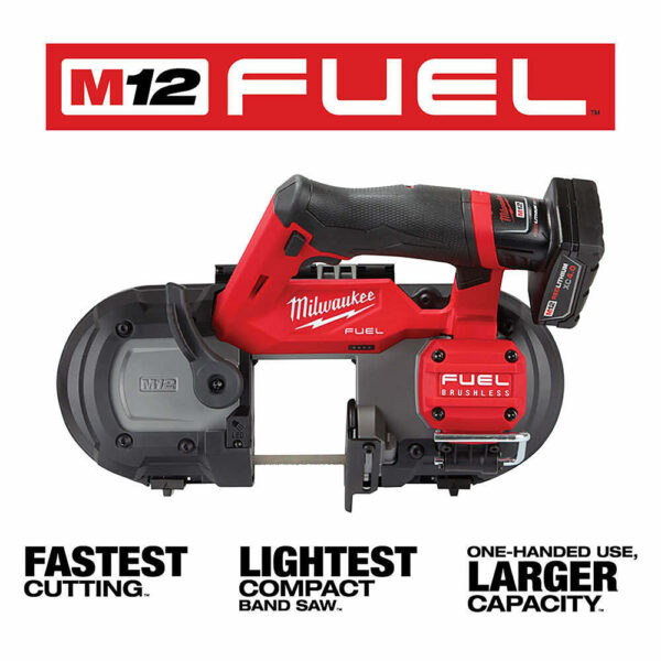 Milwaukee 2529-21XC M12 FUEL 12V Cordless Li-Ion Brushless Compact Band Saw Kit