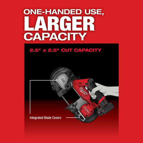 Milwaukee 2529-21XC M12 FUEL 12V Cordless Li-Ion Brushless Compact Band Saw Kit