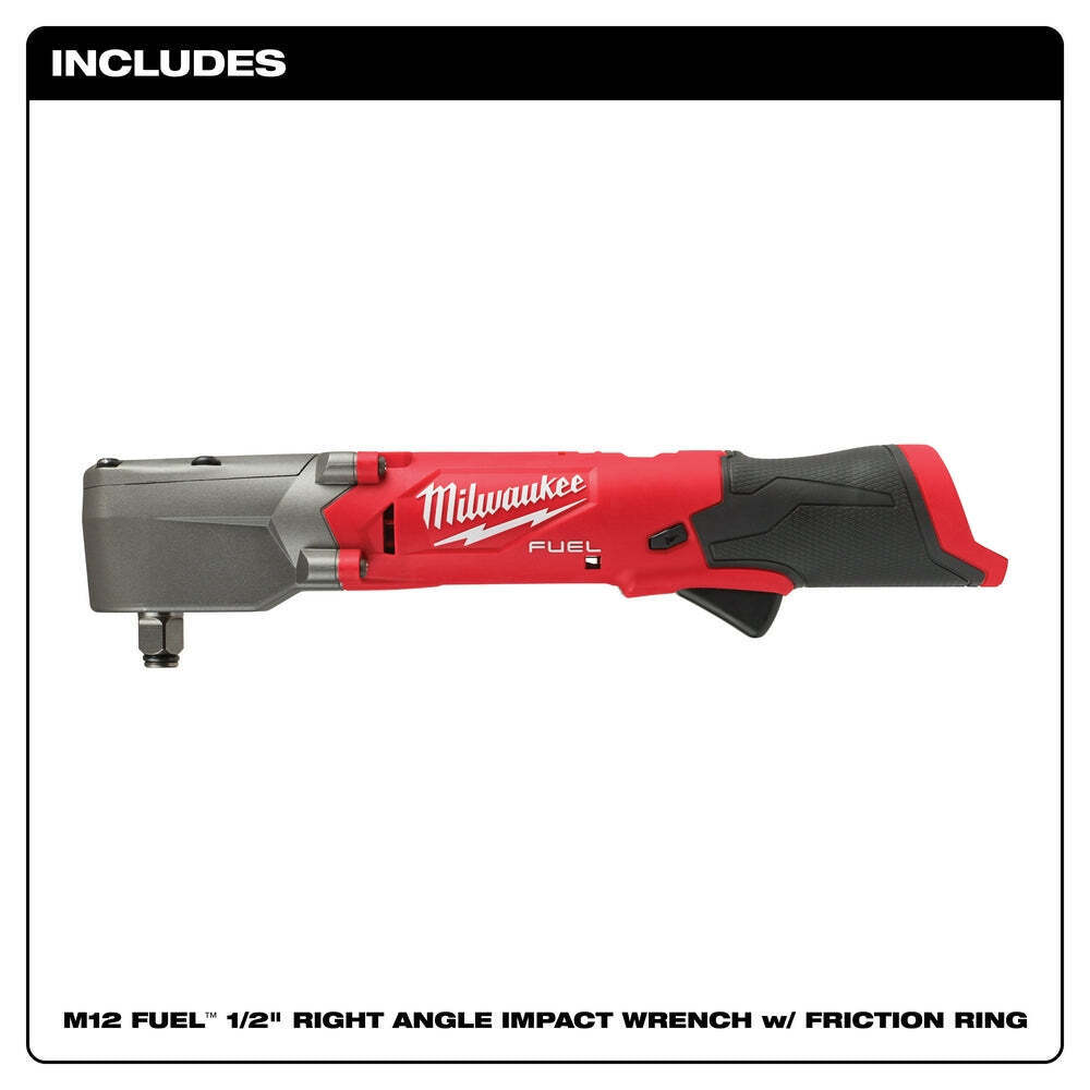 Milwaukee 2565-20 M12 FUEL 12V 1/2" Cordless Right Angle Impact Wrench-Bare Tool
