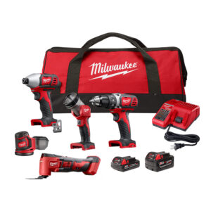 Milwaukee 2691-25MT M18 18V Cordless Lithium-Ion 5 Tool Combo Kit
