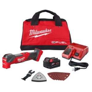 Milwaukee 2836-21 M18 FUEL 18V Cordless Li-Ion Oscillating Multi Tool Kit
