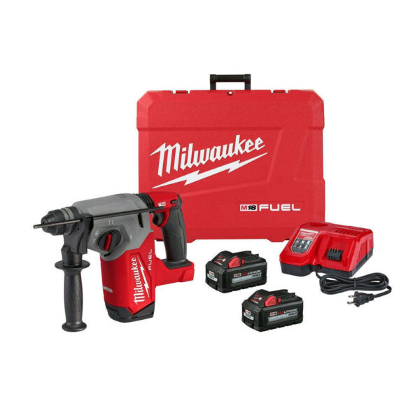 Milwaukee 2912-22 M18 FUEL 18V 1" SDS Plus Brushless Rotary Hammer Kit Milwaukee 2912-22 M18 FUEL 18V 1" SDS Plus Brushless Rotary Hammer Kit