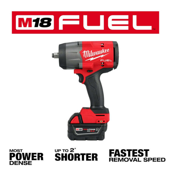 Milwaukee 2967-21B M18 FUEL 18V 1/2" High Torque Impact Wrench Kit