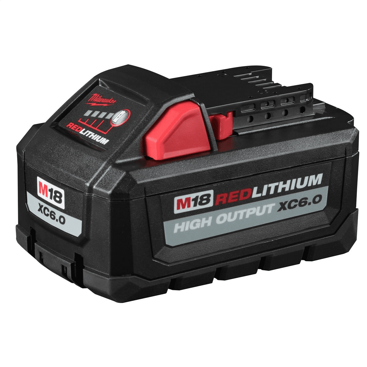 Milwaukee 48-11-1862 M18 REDLITHIUM HIGH OUTPUT XC 6.0Ah Battery Pack (2pc)