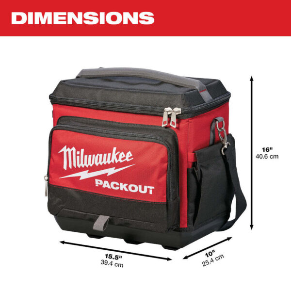 Milwaukee 48-22-8302 5-Pocket Tear-Resistant PACKOUT Modular Storage Cooler