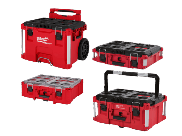 Milwaukee 48-22-84KIT3 PACKOUT 4 Piece Tool Box Bundle w/ Deep Organizer Milwaukee 48-22-84KIT3 PACKOUT 4 Piece Tool Box Bundle w/ Deep Organizer