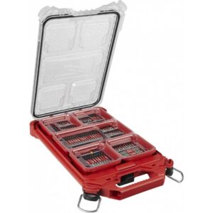 Milwaukee 48-32-4082 PACKOUT Organizer SHOCKWAVE Driver Bit Packout Kit - 100 pc