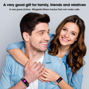 Mingdaln Women's Fitness Tracker, 1.45" with Answer/Make Calls, fits for Android iPhone Devices