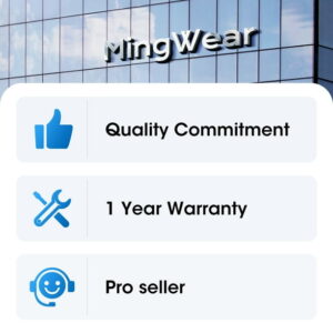 Mingwear 1.85-inch Men's and Women's Smartwatch fits for Android and Iphone, Fitness Tracker, Answer/Calls/100 Sport Modes, IP68 Waterproof Pedometer Watch (Milanese Steel Band)