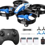 Mini Drone for Kids and Beginners RC Nano Quadcopter Indoor Small Helicopter Plane with Auto Hovering 3D Flips Headless Mode and 3 Batteries Great
