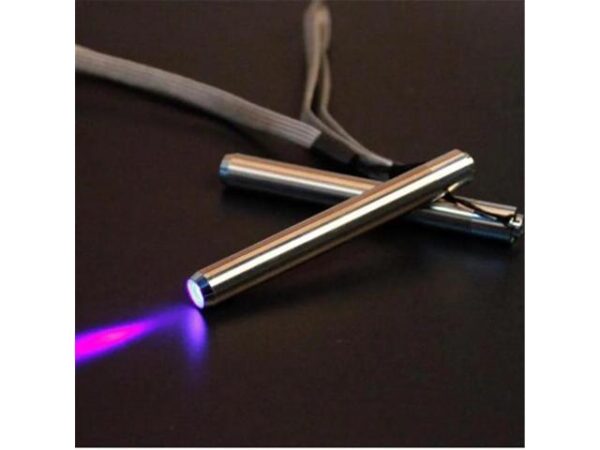 Mini Pocket Flashlight Torch Ultra Violet Light Stainless Steel Flashlight Led Lamp AA Battery for Marker Checker Detection Mini Pocket Flashlight Torch Ultra Violet Light Stainless Steel Flashlight Led Lamp AA Battery for Marker Checker Detection