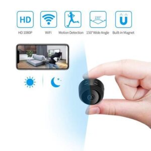 Mini Spy Camera Werleo 1080P HD Wireless Hidden Camera Portable WiFi Security Monitor Cameras Small Nanny Cam with Night Vision / Motion Detection /