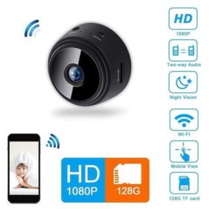 Mini Spy Hidden Camera, LONOVE 1080P Full HD Wireless WiFi Security Video Camera with Night Vision and Motion Detection, Portable Tiny Nanny Cam with