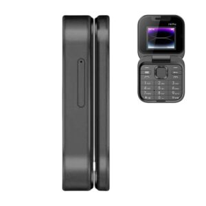 Mobile Phone for Elderly - Foldable Mobile Phone for Seniors, Rechargeable Folding Cover Design, HD Rear Camera Mobile Phone, Small Folding Phone, Telephone