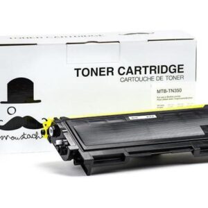 Moustache Compatible Brother TN-350 TN350 Premium Quality Black BK TN350-BK TN-350-BK Toner Cartridge for Brother DCP-7010 DCP-7020 DCP-7025 HL-2030