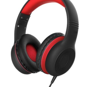Mpow Kids Headphones with Microphone, Stereo Wired Headphones for Kids 85/94dB Volume Limit, Adjustable Foldable Children Headphone with Share Port, over Ear Headsets for...