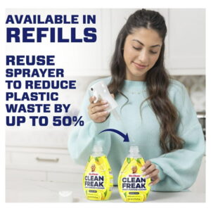 Mr. Clean Clean Freak All Purpose Cleaner Spray, Multi-Surface Cleaning, Lemon, 16 fl oz