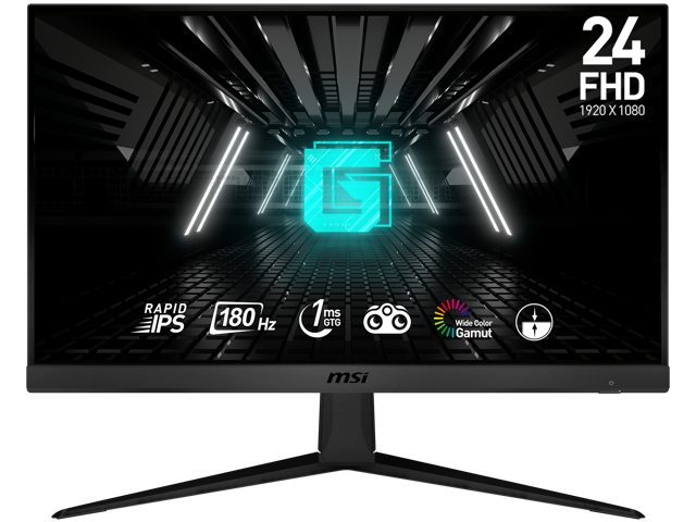 MSI 24" 180 Hz Rapid IPS FHD Gaming Monitor G2412F