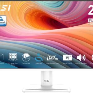 MSI 24.5" 120 Hz IPS FHD Gaming Monitor 1ms (MPRT) / 4ms (GTG) Adaptive-Sync Flat Panel PRO MP251W E2
