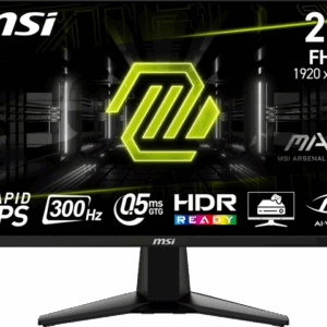 MSI 25" 300 Hz Rapid IPS FHD Monitor 0.5ms Adaptive Sync 1920 x 1080 MAG 255XF