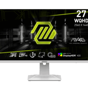 MSI 27" 180 Hz Rapid IPS QHD Gaming Monitor 2560 x 1440 (2K) 1ms (GTG) MAG 274QRFW