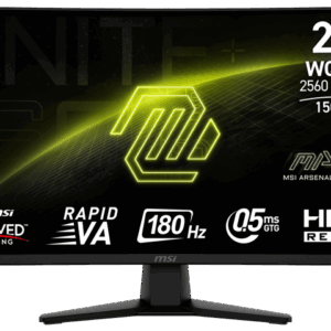 MSI 27" 180 Hz Rapid VA QHD Gaming Monitor Adaptive Sync 89% Adobe RGB 93% DCI-P3 128% sRGB MAG 274CQF