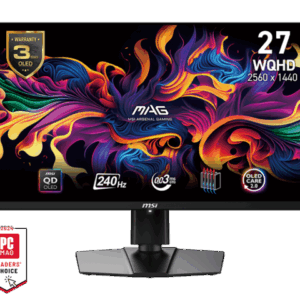 MSI 27" 240 Hz OLED QHD Gaming Monitor MAG 271QPX QD-OLED E2