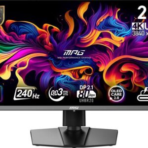 MSI 27" 240 Hz QD-OLED UHD Gaming Monitor 3840 x 2160 (4K) MPG 272URX QD-OLED