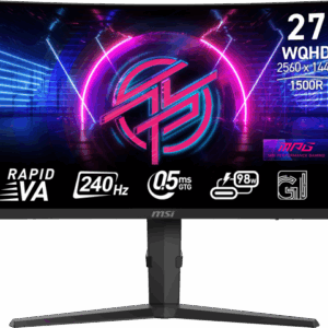 MSI 27" 240 Hz Rapid VA QHD Gaming Monitor MPG 275CQRXF