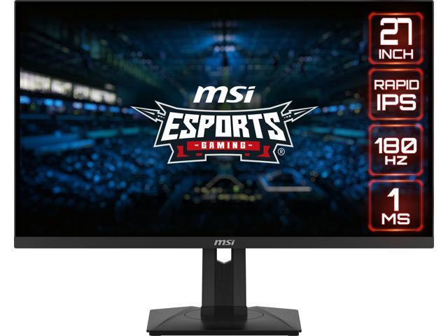 MSI 27.0 180 Hz Rapid IPS FHD Gaming Monitor NVIDIA G-Sync 94% Adobe RGB / 98% DCI-P3 / 134% sRGB G274PF