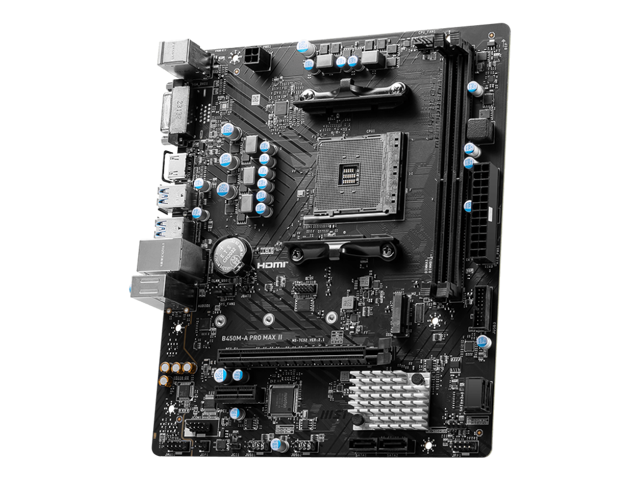 MSI B450M-A PRO MAX II AM4 Micro ATX Motherboard