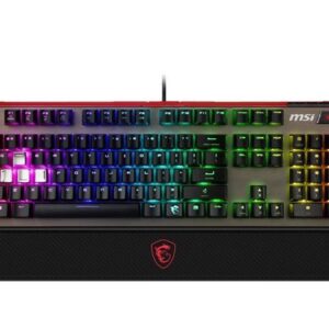 MSI Cherry MX RGB Dedicated Hotkeys USB Pass-Through Mechanical Gaming Keyboard (VIGOR GK80 CR US)