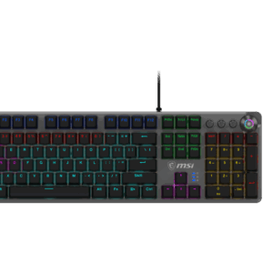 MSI Forge GK310 Mechanical Gaming Keyboard & Mouse Combo w/ Magnetic Cover - Hot Swappable Mechanical Red Switches, RGB, Ergonomic, Anti-GHOSTING,