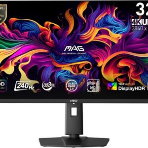 MSI MAG 321UPX QD-OLED 32" 16:9, QD-OLED Gaming Monitor, 240Hz 0.03ms, 3840 x 2160 (UHD), Height Adjustable Arm