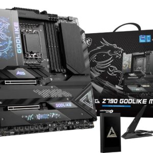 MSI MEG Z790 GODLIKE MAX Gaming Motherboard (Supports 12th/13th/14th Gen Intel Processors, LGA 1700, DDR5, PCIe 5.0, M.2, 10Gbps LAN, USB 3.2 Gen2, Wi-Fi 7, Bluetooth 5.4,...